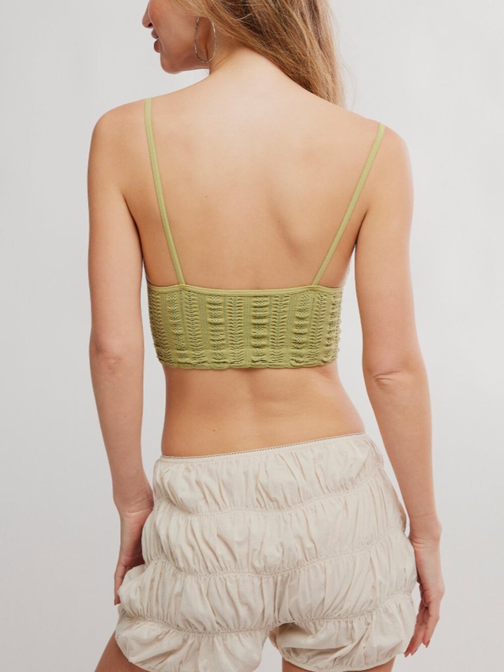 🆕 FREE PEOPLE Heirloom Seamless Bralette / Winter Pear - Picture 3 of 4